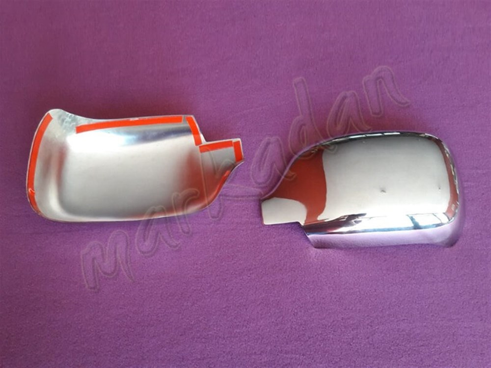 WOC Chrome Renault Kangoo Krom Ayna Kapağı 2002-2007 2 Parça Abs Krom