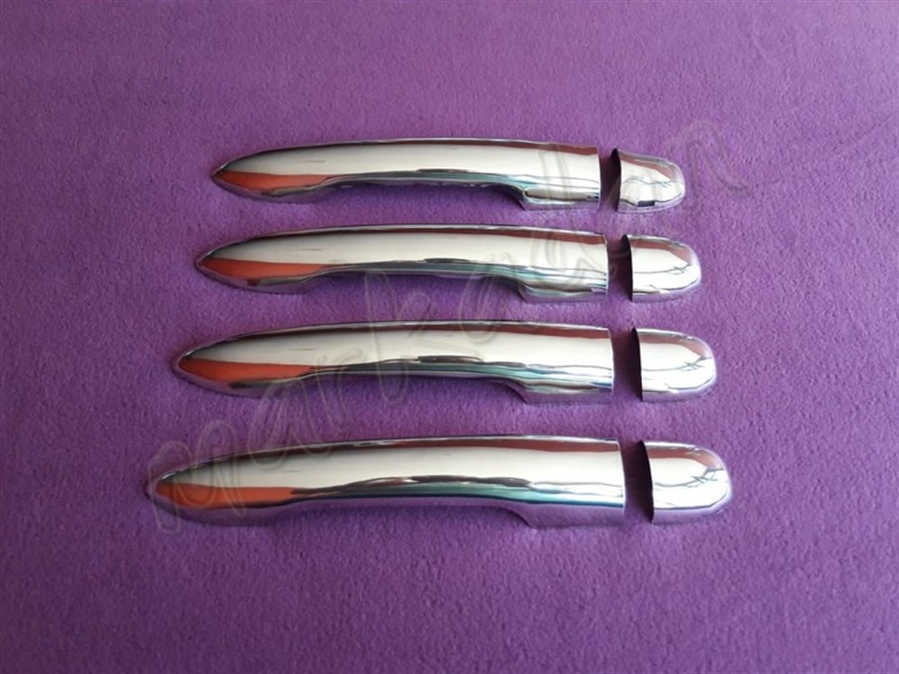 WOC Chrome Renault Vel Satis Krom Kapı Kolu 2006-2009 4 Kapı Paslanmaz Çelik
