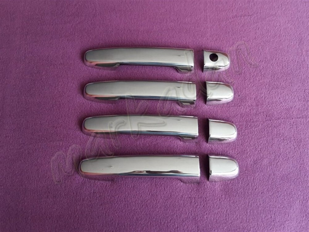 WOC Chrome Toyota Yaris Krom Kapı Kolu 2006-2012 4 Kapı Paslanmaz Çelik