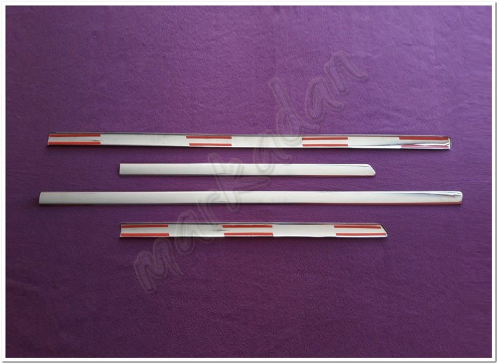 WOC Chrome VW Bora Krom Yan Kapı Çıtası 1998-2004 4 Parça Paslanmaz Çelik