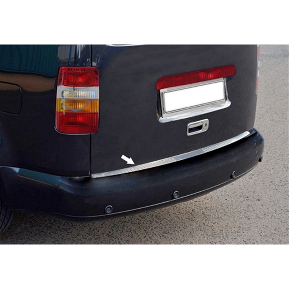 WOC Chrome VW Caddy Krom Bagaj Alt Çıta 2004-2014 Paslanmaz Çelik