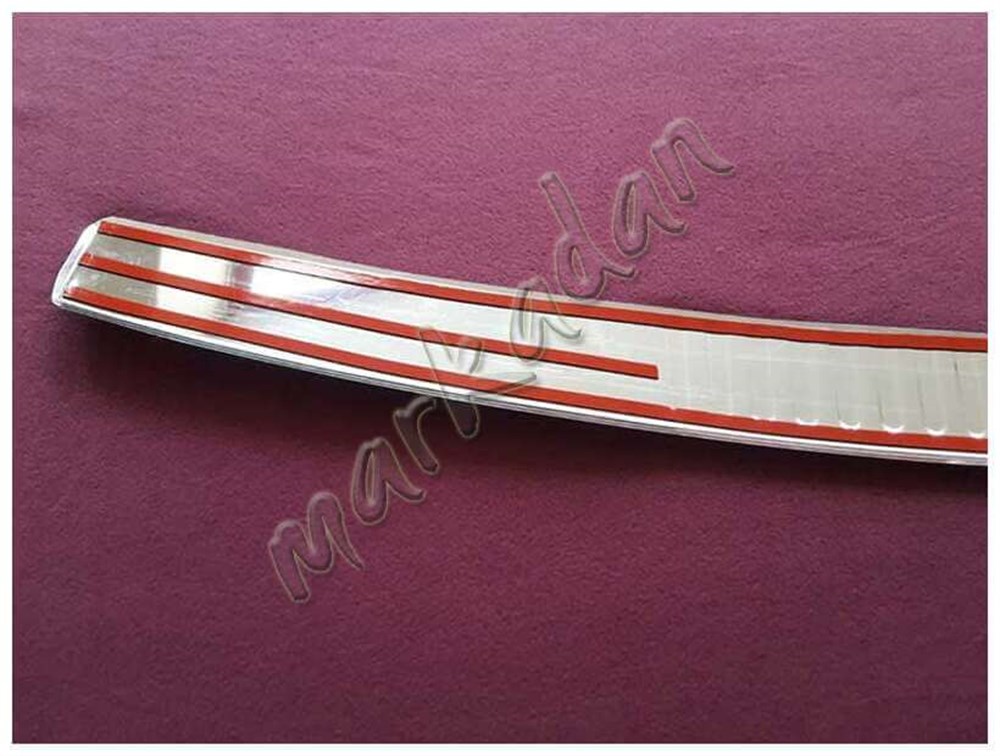 WOC Chrome VW Caddy Krom Arka Tampon Eşiği 2004-2014 Paslanmaz Çelik