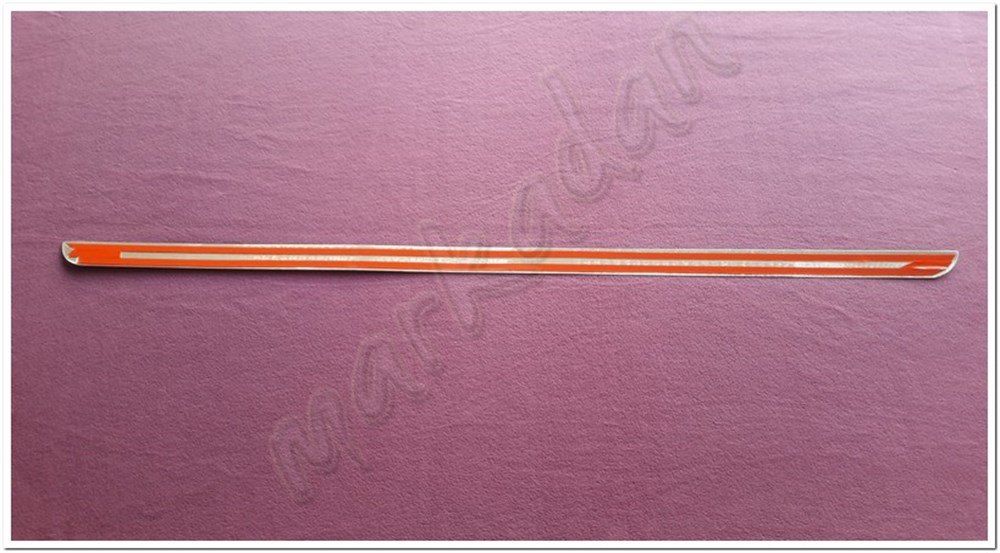 WOC Chrome VW Golf 4 Krom Bagaj Alt Çıta 1998-2004 Paslanmaz Çelik
