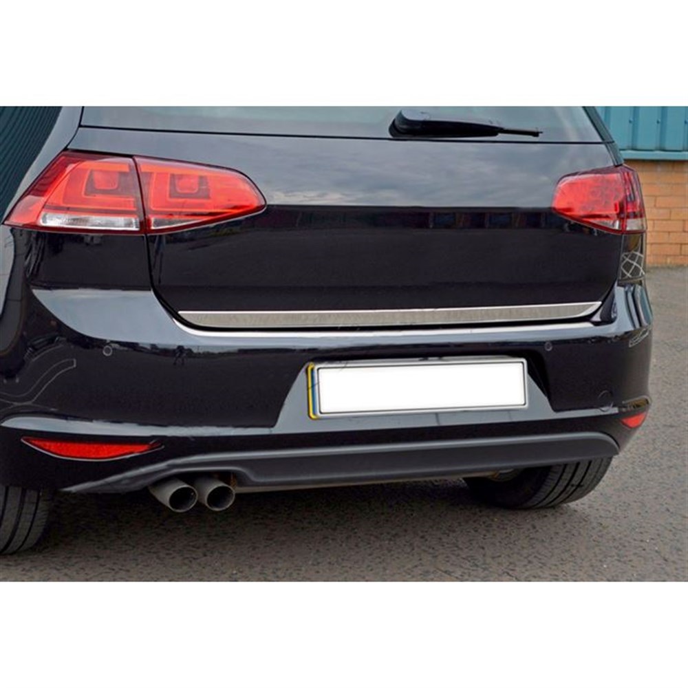 WOC Chrome VW Golf 7 Krom Bagaj Alt Çıta 2012-2020 Paslanmaz Çelik