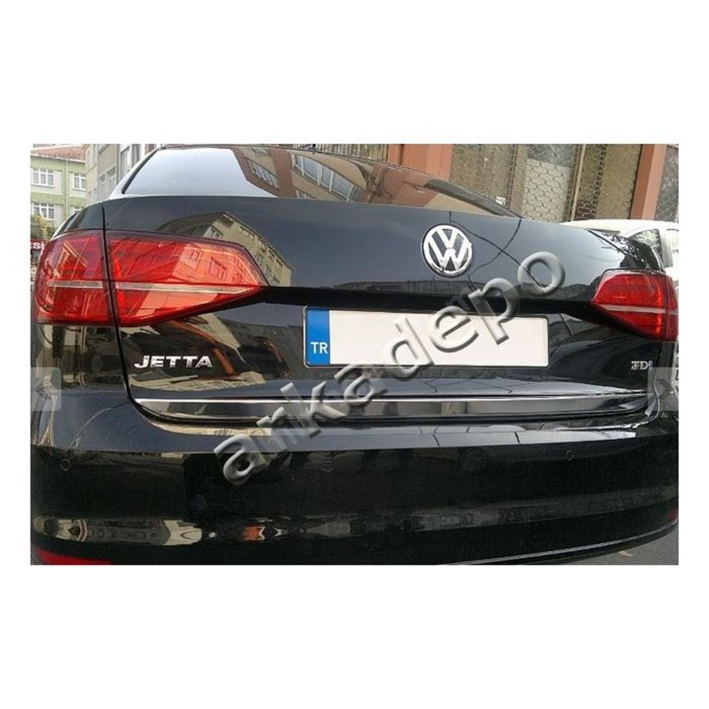 WOC Chrome VW Jetta Krom Bagaj Alt Çıta 2015-2017 Paslanmaz Çelik
