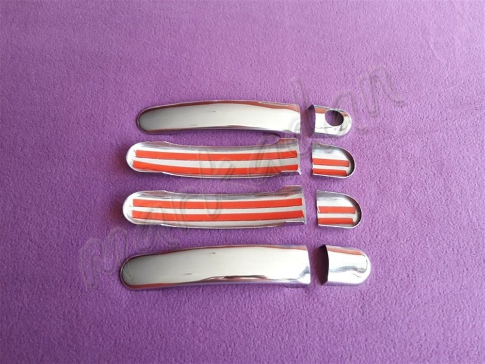 WOC Chrome VW Polo Krom Kapı Kolu 2001-2009 4 Kapı Paslanmaz Çelik