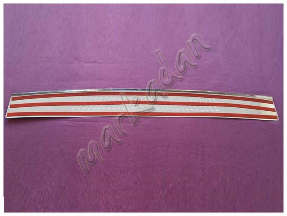 WOC Chrome VW T4 Caravelle Krom Arka Tampon Eşiği 1995-2003 Paslanmaz Çelik