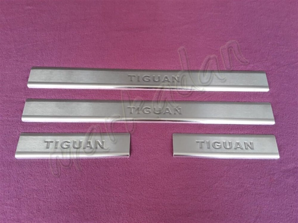WOC Chrome VW Tiguan Kapı Eşiği 2015 Sonrası 4 Parça Paslanmaz Çelik