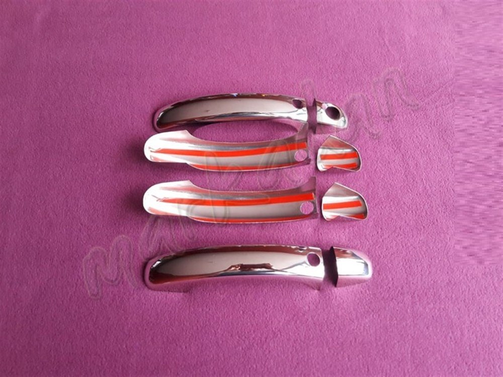 WOC Chrome VW Touareg Sensörlü Krom Kapı Kolu 2003-2007 4 Kapı Paslanmaz Çelik