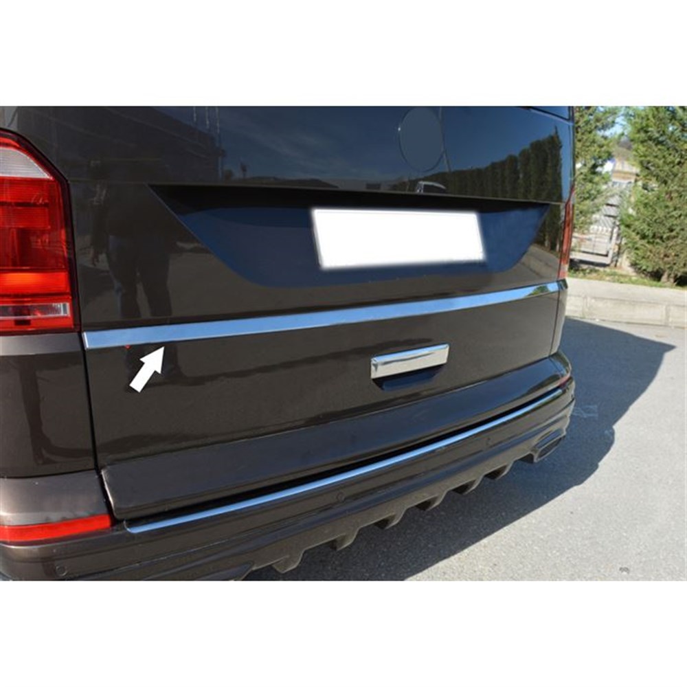 WOC Chrome VW T6 Transporter Krom Bagaj Çıtası 2015-2024 Tek Kapı Paslanmaz Çelik