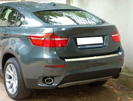 OMSA Bmw X6 Krom Arka Tampon Eşiği Taşlı 2008-2014 Arası