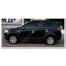 DB Chrome Chevrolet Captiva Kapı Kolu Nikelajı 2006-2018 4 Kapı P.Çelik