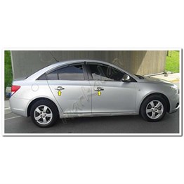 DB Chrome Chevrolet Cruze Sedan Kapı Kolu Nikelajı 2009-2016 4 Kapı P.Çelik