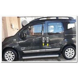 DB Chrome Citroen Nemo Kapı Kolu Nikelajı 2008 Sonrası 4 Kapı 8 Parça P.Çelik