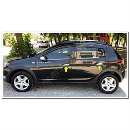 DB Chrome Dacia Sandero Kapı Kolu Nikelajı 2012-2020 4 Kapı P.Çelik
