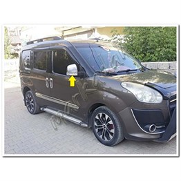 DB Chrome Fiat Doblo Krom Ayna Kapağı 2010-2023 2 Parça P.Çelik