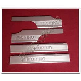 DB Chrome Fiat Fiorino Krom İç Kapı Eşiği 2008 Sonrası 4 Parça P.Çelik