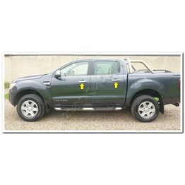 DB Chrome Ford Ranger Kapı Kolu Nikelajı 2011-2015 4 Kapı P.Çelik