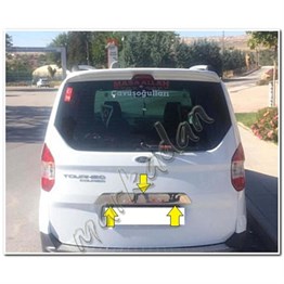 DB Chrome Ford Tourneo Courier Krom Bagaj Çıtası 2014-2023 P.Çelik