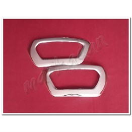 DB Chrome Ford Transit Sis Farı Çerçeve Nikelajı 2019 Sonrası 2 Parça P.Çelik