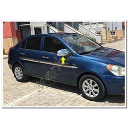 DB Chrome Hyundai Accent Era Krom Ayna Kapağı 2005-2011 2 Parça Abs Krom