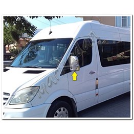 DB Chrome Mercedes Sprinter Krom Ayna Kapağı 2006-2018 2 Parça Abs Krom