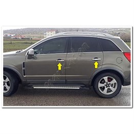 DB Chrome Opel Antara Kapı Kolu Nikelajı 2007 Sonrası 4 Kapı P.Çelik