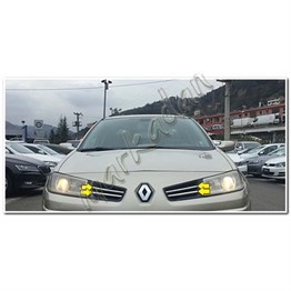 DB Chrome Renault Megane 2 Ön Panjur Nikelajı 2006-2010 4 Parça P.Çelik
