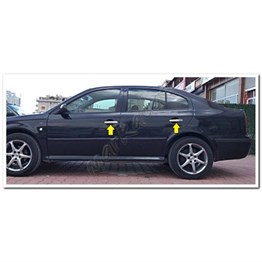 DB Chrome Skoda Octavia Kapı Kolu Nikelajı 1999-2004 4 Kapı P.Çelik
