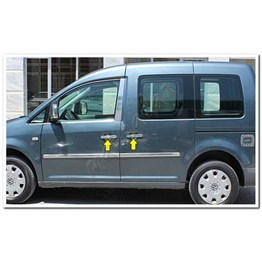 DB Chrome VW Caddy Kapı Kolu Nikelajı 2004-2014 4 Kapı P.Çelik