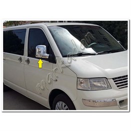 DB Chrome VW T5 Caravelle Krom Ayna Kapağı 2003-2010 2 Parça Abs Krom