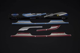 OMSA Dacia Duster Krom Yan Marşpiyel Üstü Çıta 6 Parça 2018-2024 Arası