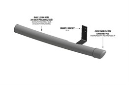 OMSA Fiat Doblo 2 Krom Boru Çap:60 Arka Koruma Çelik Kapak 2015-2019 Arası