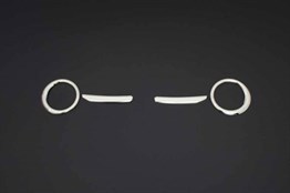 OMSA Fiat Doblo Krom Sis Farı Çerçevesi 4 Parça 2010-2014 Arası