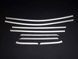 OMSA Ford Fiesta 7 HB Krom Üst Cam Çerçevesi 8 Parça 2017 ve Sonrası