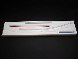 OMSA Ford Fiesta 7 HB Krom Üst Cam Çerçevesi 8 Parça 2017 ve Sonrası