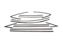 OMSA Ford Focus 3 Sedan Siyah Krom Cam Çerçevesi 12 Parça 2010-2018 Arası