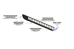 OMSA Ford Tourneo Courier Dot Line Arka Koruma Siyah 2018-2023 Arası