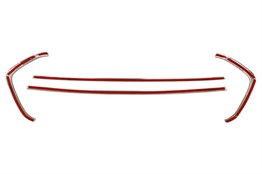 OMSA Ford Transit Tourneo Custom Krom Ön Panjur Çerçevesi 4 Parça 2018-2023 Arası