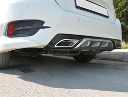 Honda Civic FC5 Arka Difüzör Çift Renk 2016-2021 Arası