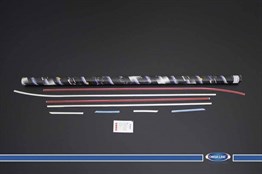 OMSA Hyundai i30 HB Krom Cam Alt Çıtası 8 Parça 2012-2016 Arası