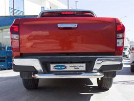 OMSA Isuzu D-Max Arka Koruma Çap:76 Krom 2012-2019 Arası
