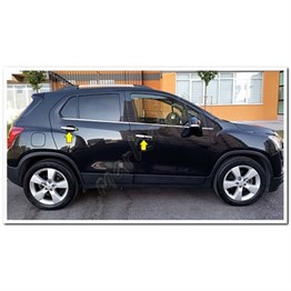 Markadan Chevrolet Trax Krom Kapı Kolu 2013-2020 4 Kapı Paslanmaz Çelik