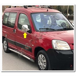 Markadan Citroen Berlingo Krom Ayna Kapağı 1996-2008 2 Parça Abs Krom