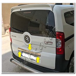 Markadan Citroen Nemo Krom Bagaj Çıtası 2008-2016 Paslanmaz Çelik