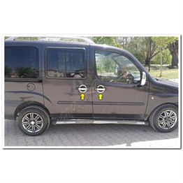 Markadan Fiat Doblo Krom Kapı Kolu 2000-2012 4 Kapı Paslanmaz Çelik