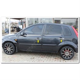 Markadan Ford Fiesta Krom Kapı Kolu 2002-2008 4 Kapı Paslanmaz Çelik