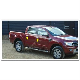 Markadan Ford Ranger Krom Kapı Kolu 2011-2015 4 Kapı Paslanmaz Çelik