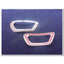 Markadan Ford Transit Krom Sis Farı Çerçevesi 2019 Sonrası 2 Parça Paslanmaz Çelik