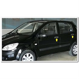 Markadan Hyundai Getz Krom Kapı Kolu 2002-2011 4 Kapı Paslanmaz Çelik
